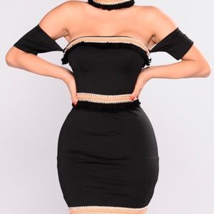 Fashion Nova Augustine Off Shoulder Dress